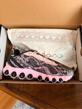 Nike Air Max Dn8 pink and black snakeskin